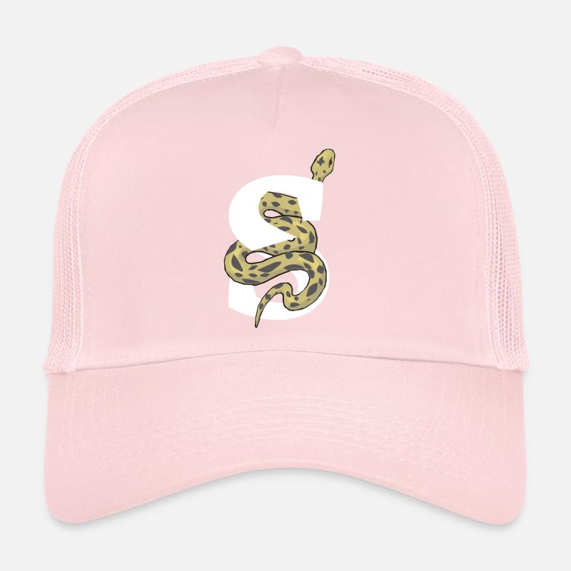 Schlangenbuchstaben Trucker Cap