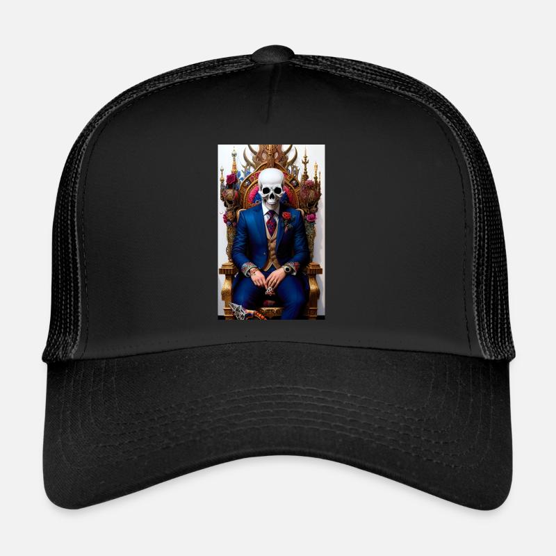 ŒUVRE Trône de crâne Casquette trucker 
