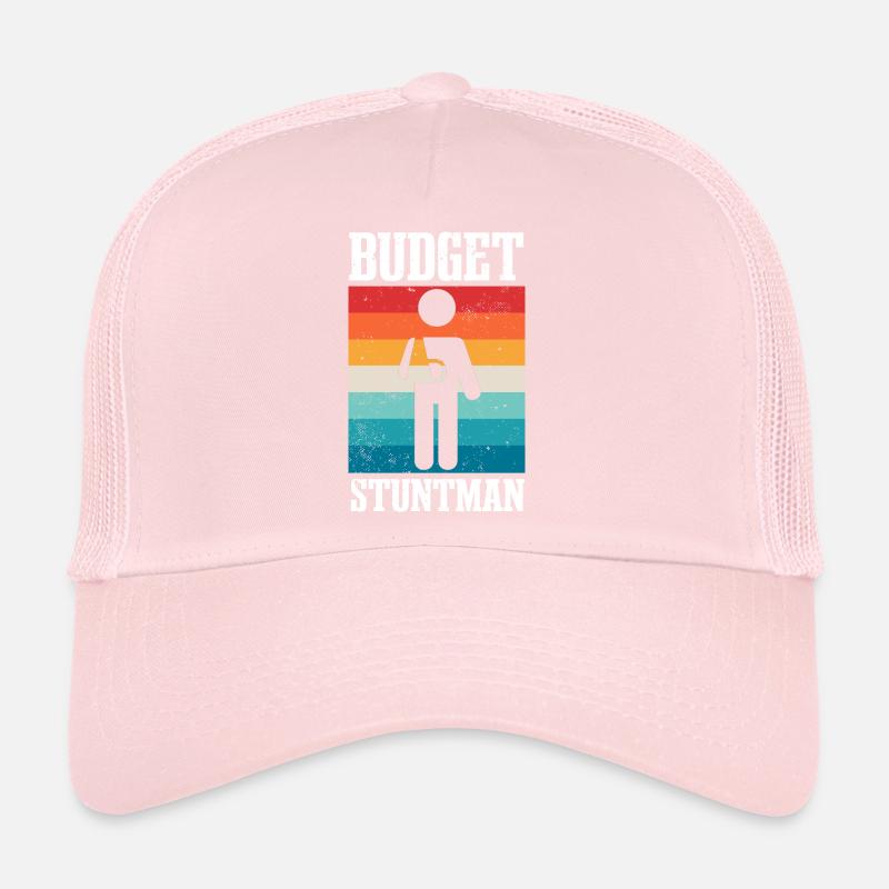 Drôle de cascadeur Bras cassé Coude Blessure au poignet Casquette trucker 