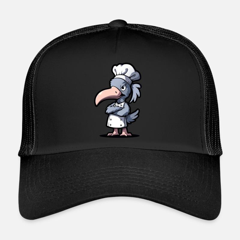 Shoebill cook Trucker Cap