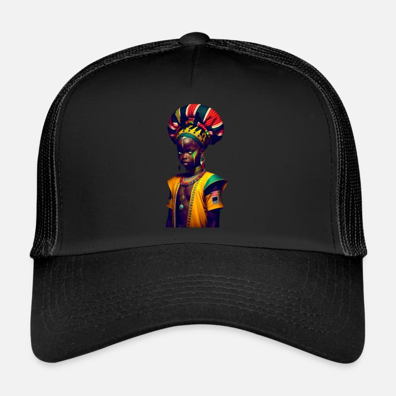 Afrikanisches Gesicht Trucker Cap