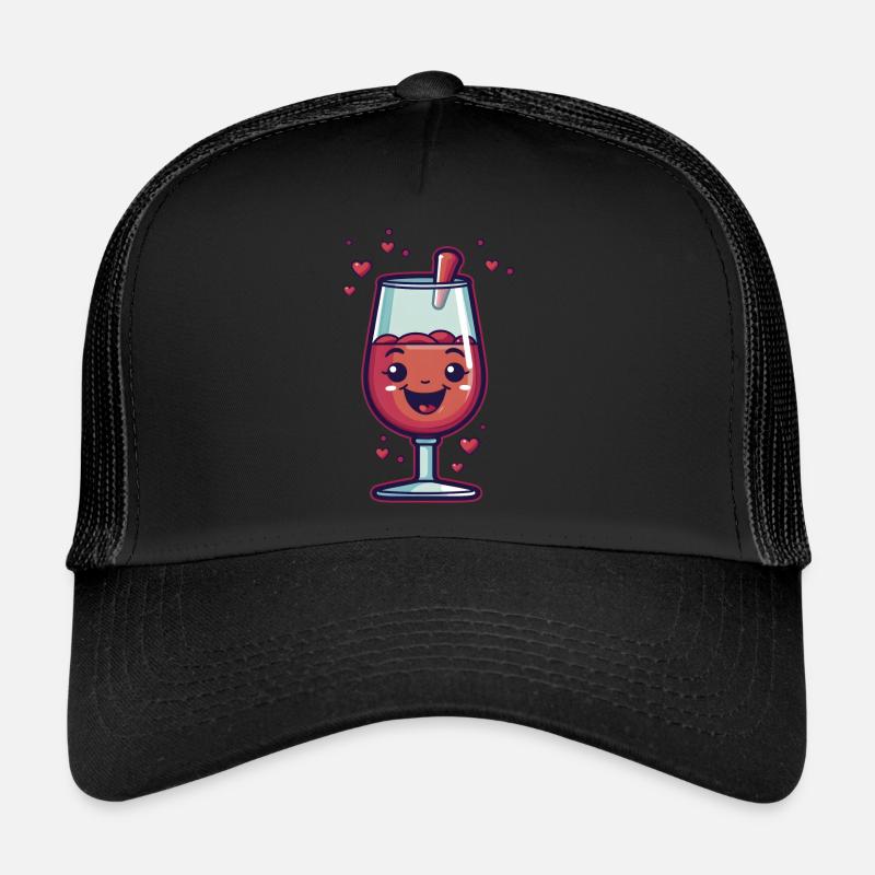 Wine glass Trucker Cap