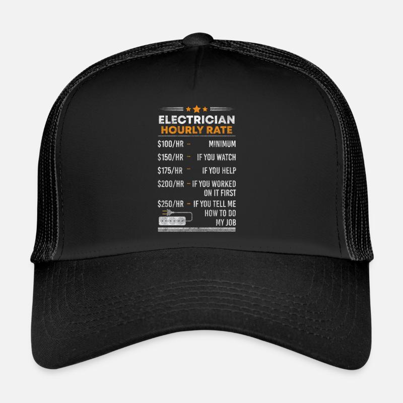 Electricity Craft Voltage Lightning Trucker Cap