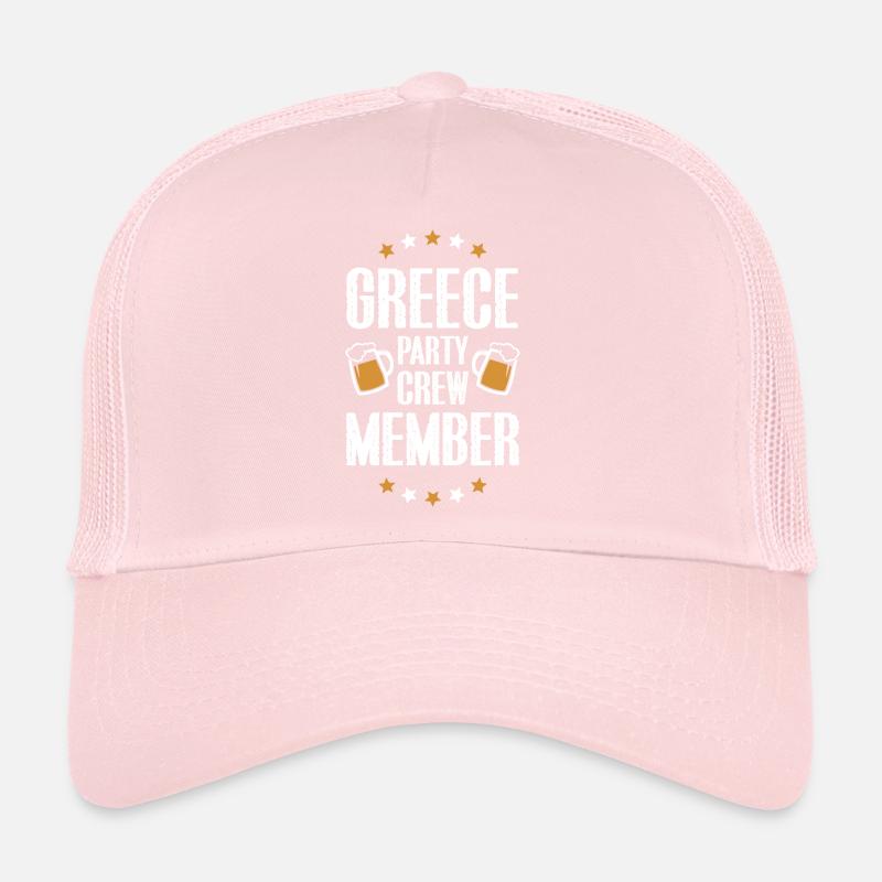 Greece Party Crew Trucker Cap