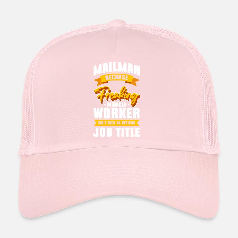 Briefträger Paket Arbeit Trucker Cap