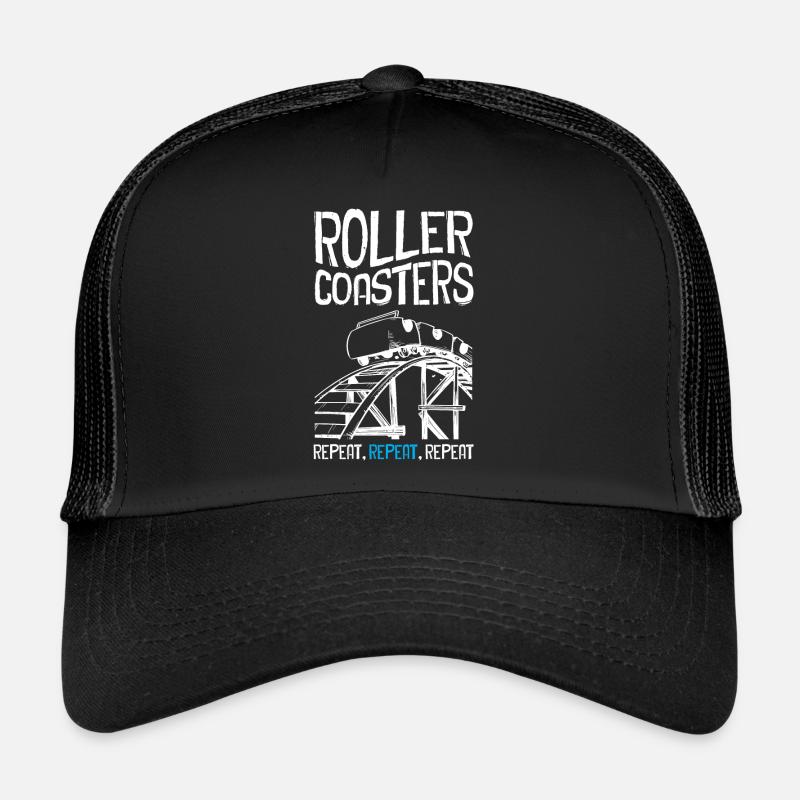 Roller Coaster Repeat Trucker Cap