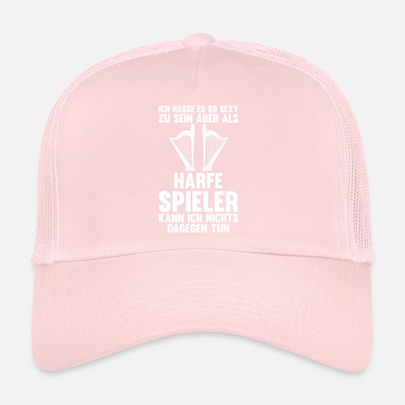 Harfe Musiker Harfenspiel Geschenk Trucker Cap