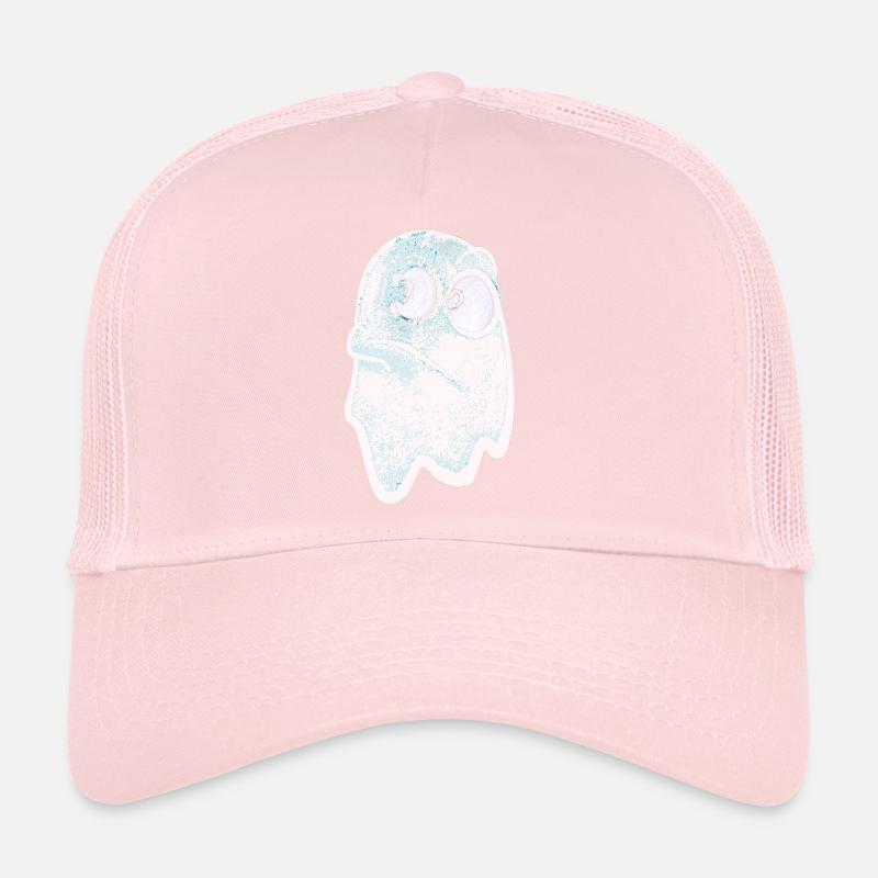 Funny fierce-looking ghost Trucker Cap