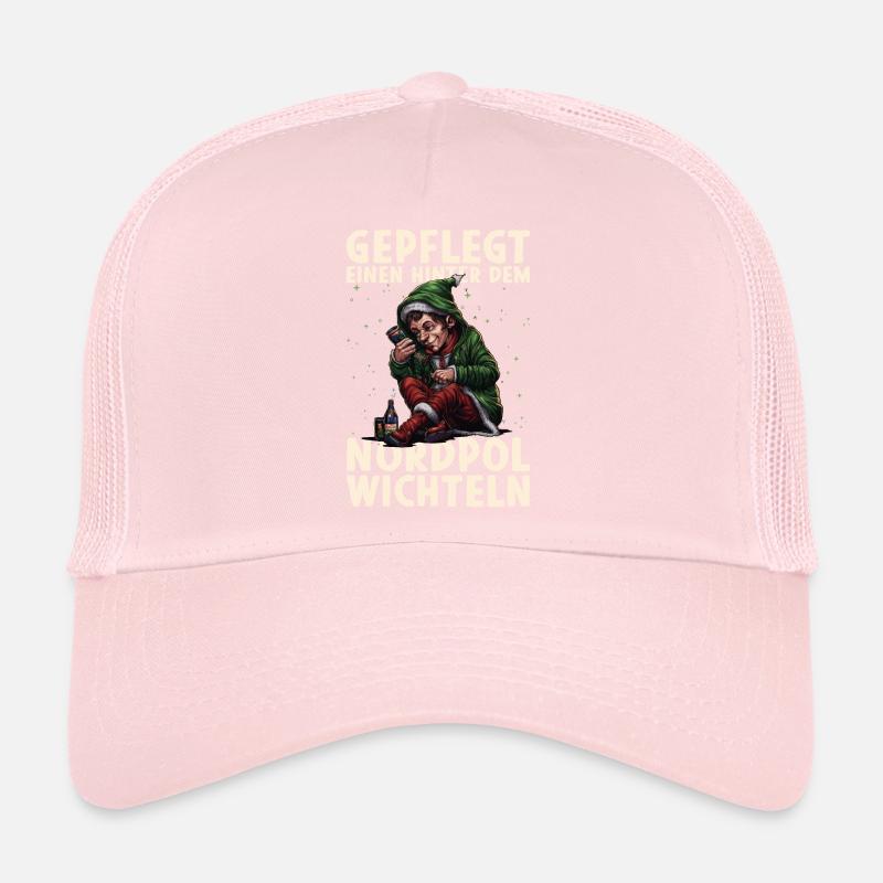 Weihnachten Wichtel Elf Wichteln Santa Bier Saufe Trucker Cap