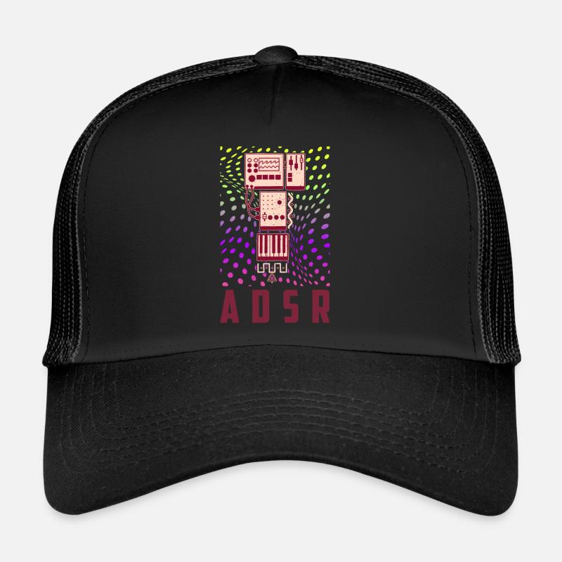 Synthesizer Synth Keyboard Elektronische Musiker Trucker Cap