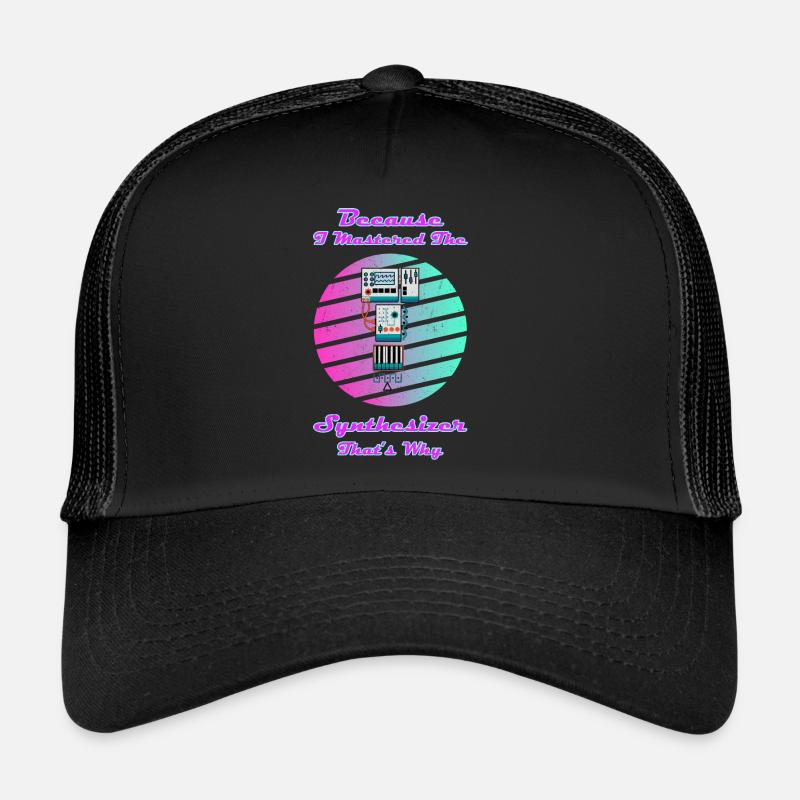Synthesizer Synth Keyboard Elektronische Musiker Trucker Cap