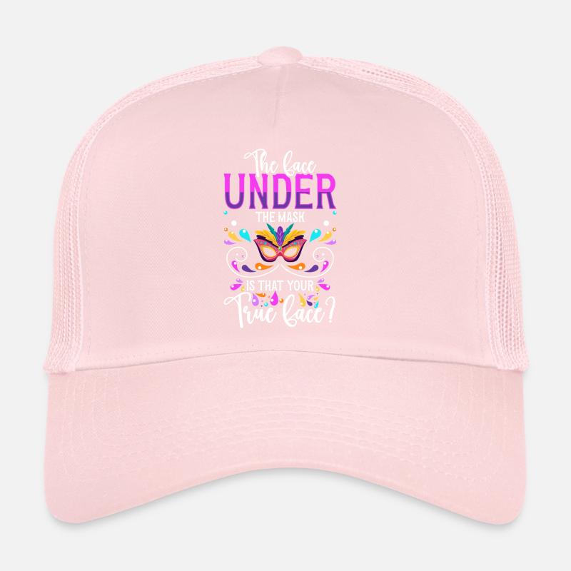 Festival de célébration de mascarade Masqué Casquette trucker 