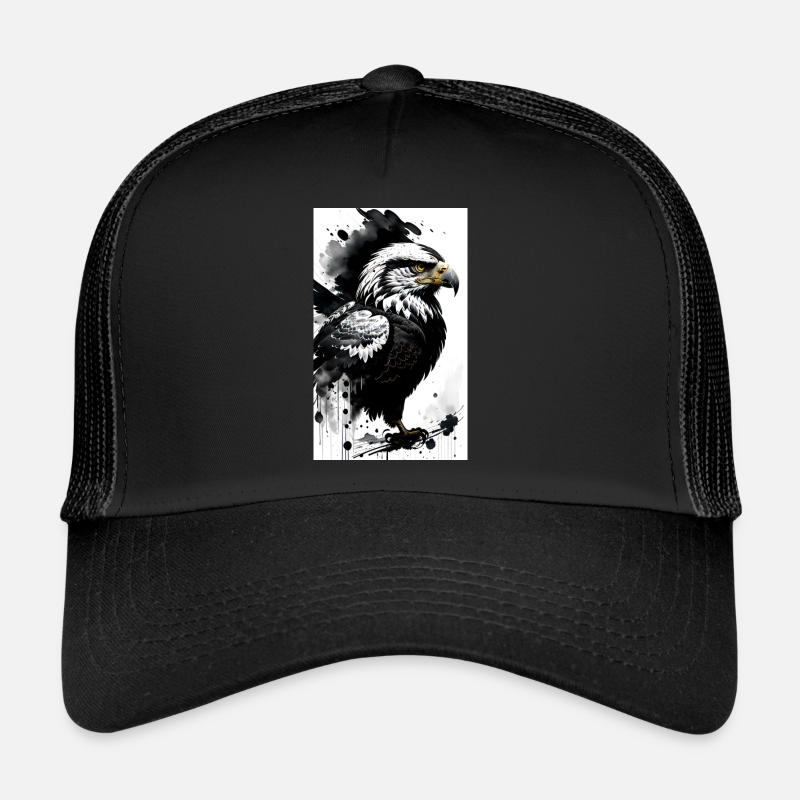 Eagle Pride: Elevate your style with majestic El Trucker Cap