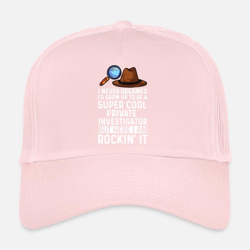 Conception super cool de détective privé Casquette trucker 