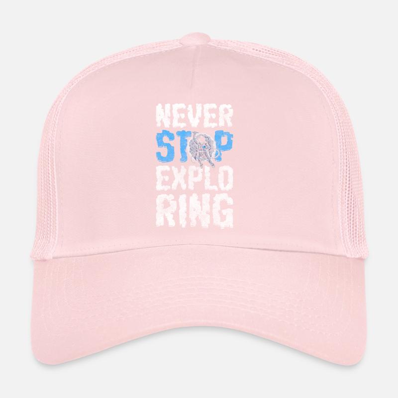 Space Star Rocket Trucker Cap