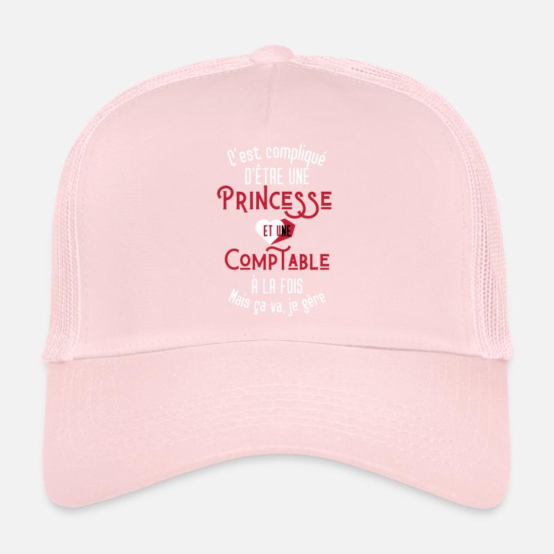 C'est compliqué d'être Une Princesse et Comptable Casquette trucker 