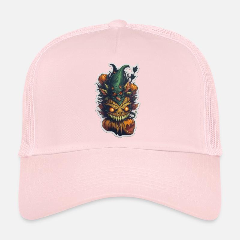 Monstre de citrouille Helloween Casquette trucker 