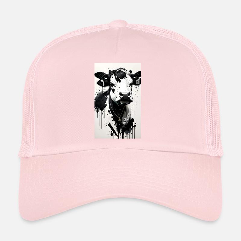 Vache mignonne Casquette trucker 