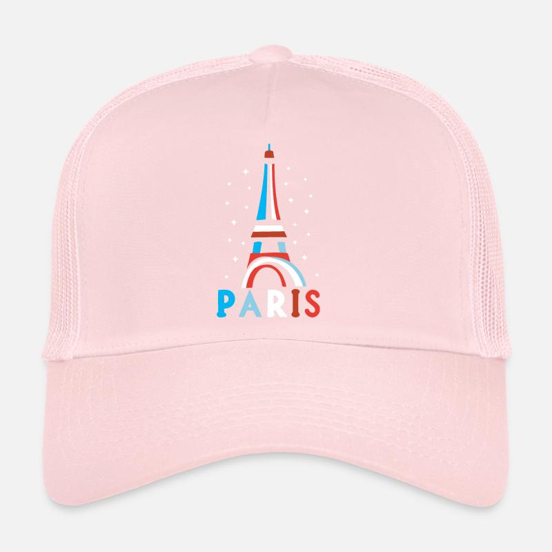 Gift Graphic Design Paris Tour Eiffel France Trucker Cap