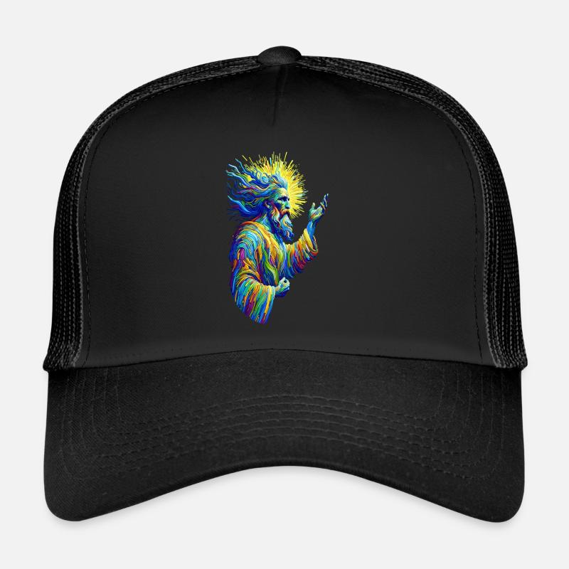 Vincent van Gogh Gott - Trucker Cap - Schwarz/Schwarz