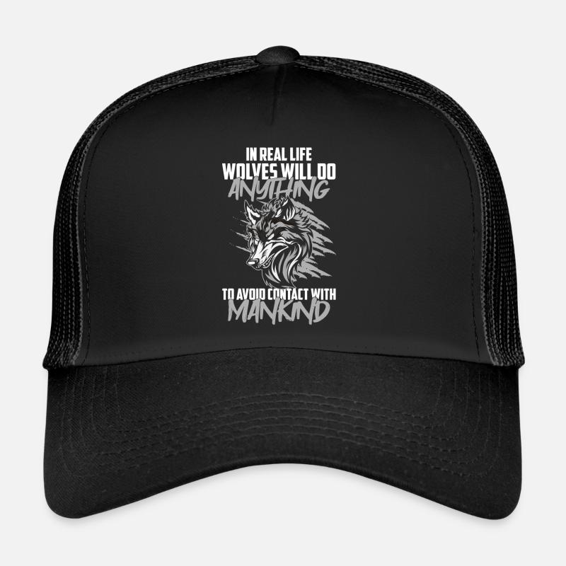 Wolf Dog Nordic Wolfpack Trucker Cap