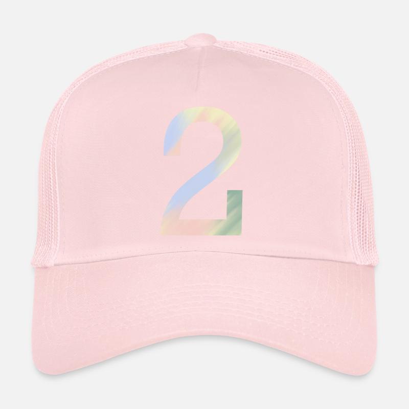 2 dans des couleurs pastel Casquette trucker 