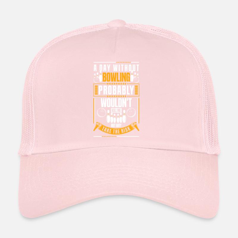 Bowling Sport Professional Trucker Cap