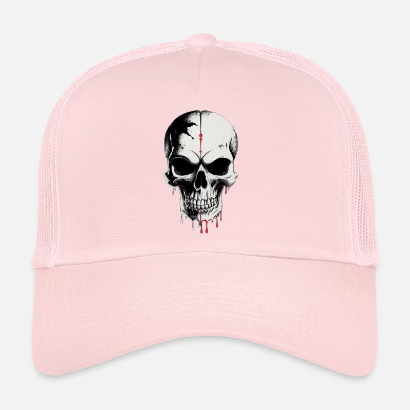 Crâne Casquette trucker 