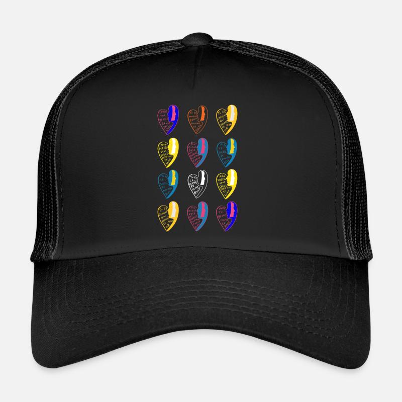Imprimé numéro18. Casquette trucker 