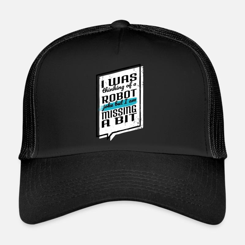 Idée cadeau de citation d’anniversaire robotique industrielle Casquette trucker 