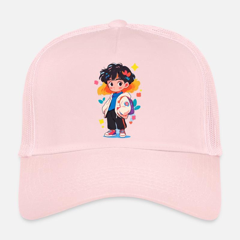 Manga Garçon Casquette trucker 