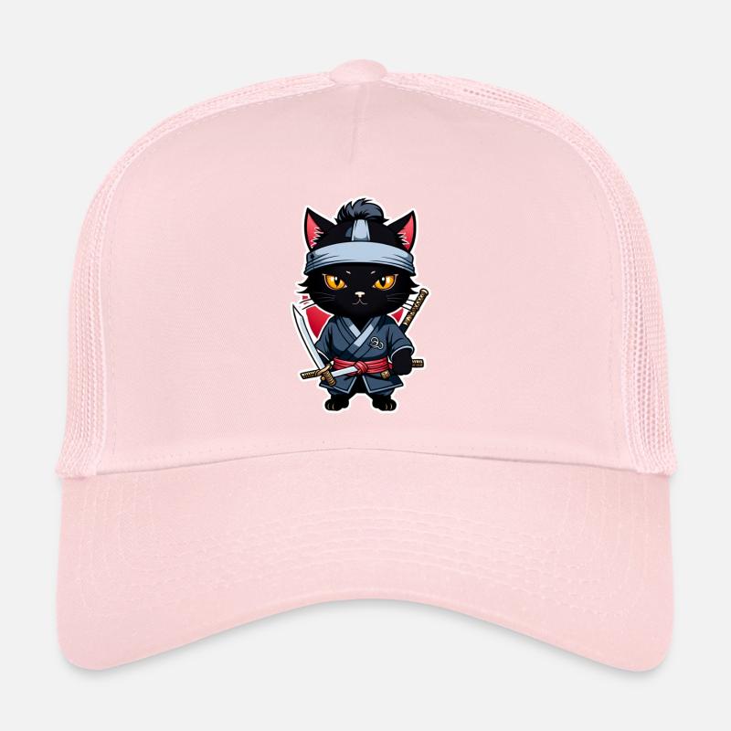 Ninja Katze - Samurai Kätzchen Trucker Cap