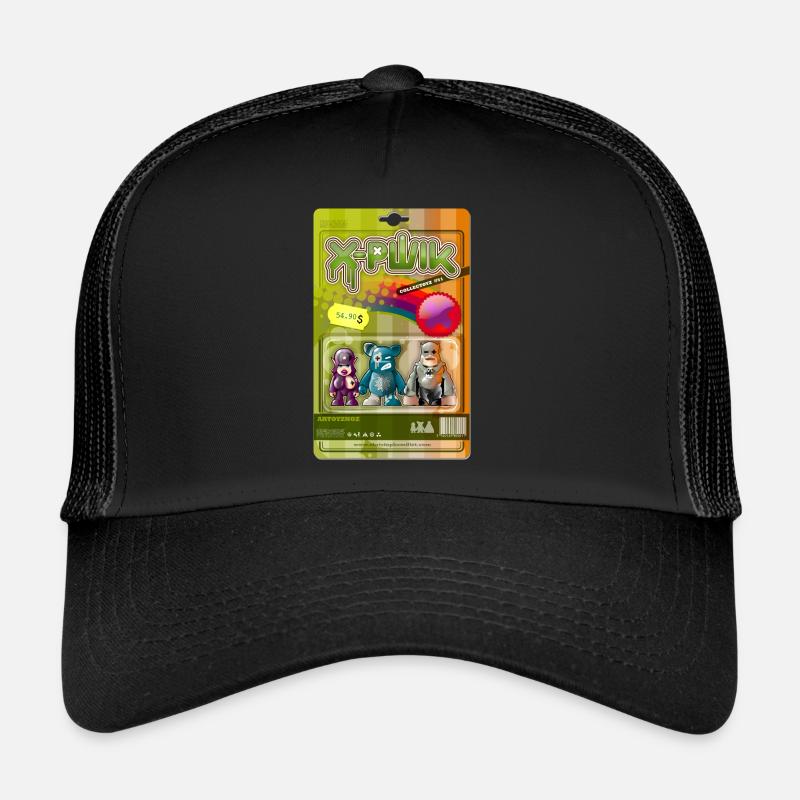 XPWIK Blister - Casquette trucker  - noir/noir