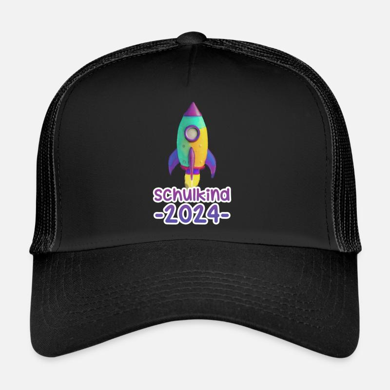 schulkind rakete 2024 02 Trucker Cap