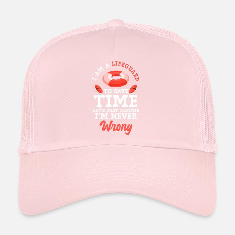 Lifeguard Swimmer Beach Swimming Instructor Trucker Cap
