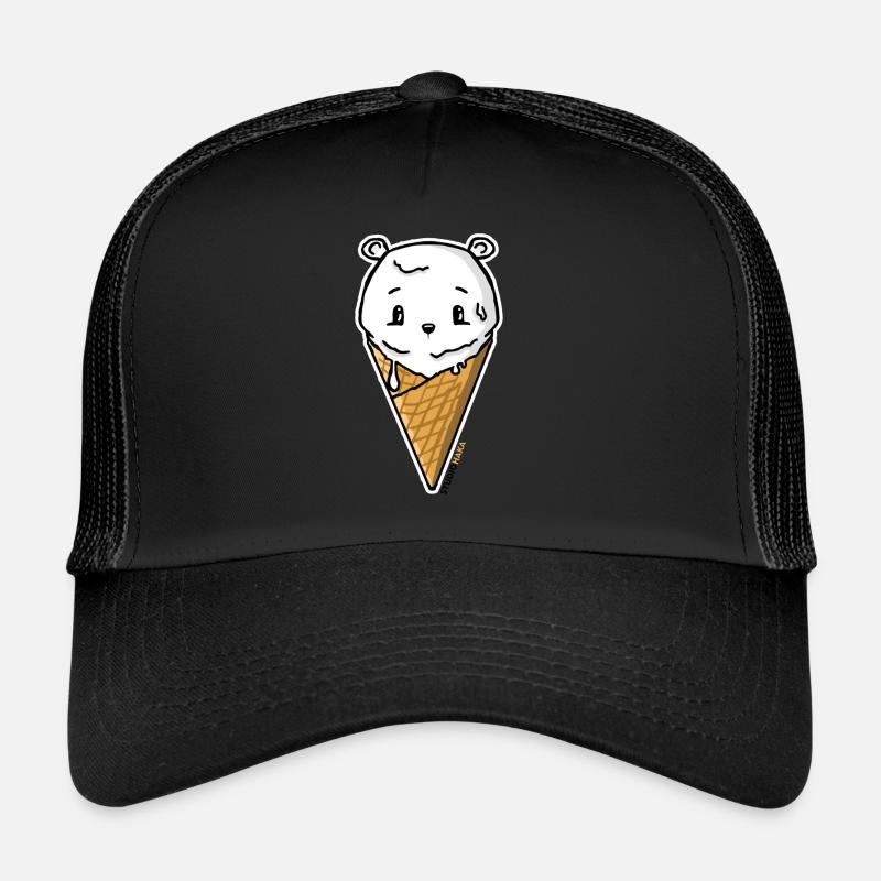 ICEBEAR:STUDIOHAKA - Trucker Cap - black/black