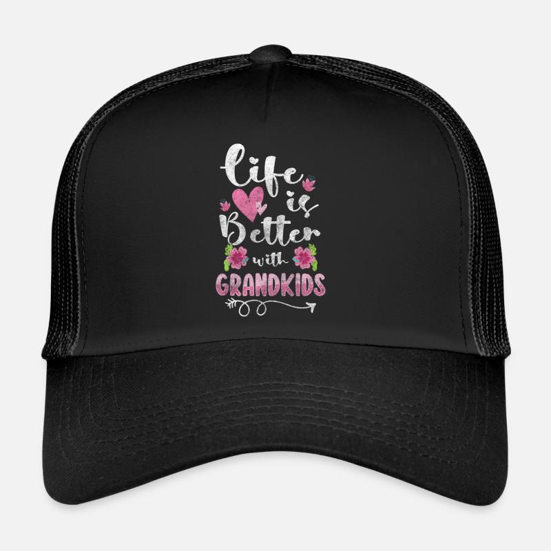 Großeltern Liebe - Trucker Cap - Schwarz/Schwarz
