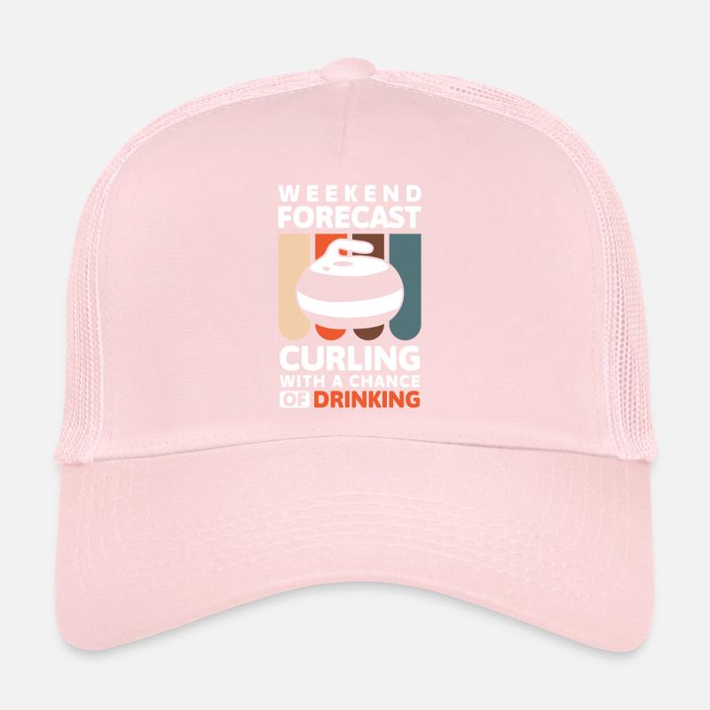 Curling Ice Cold Wiping Trucker Cap