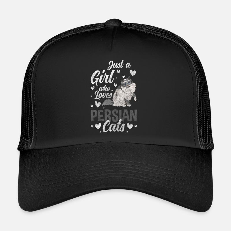 Perserkatze Liebe Katzenfreund Kater Trucker Cap