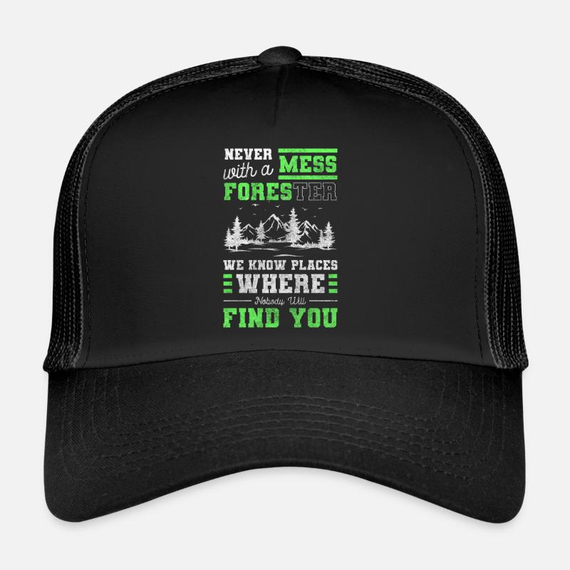 Travailleurs forestiers Forêts Arbre Casquette trucker 