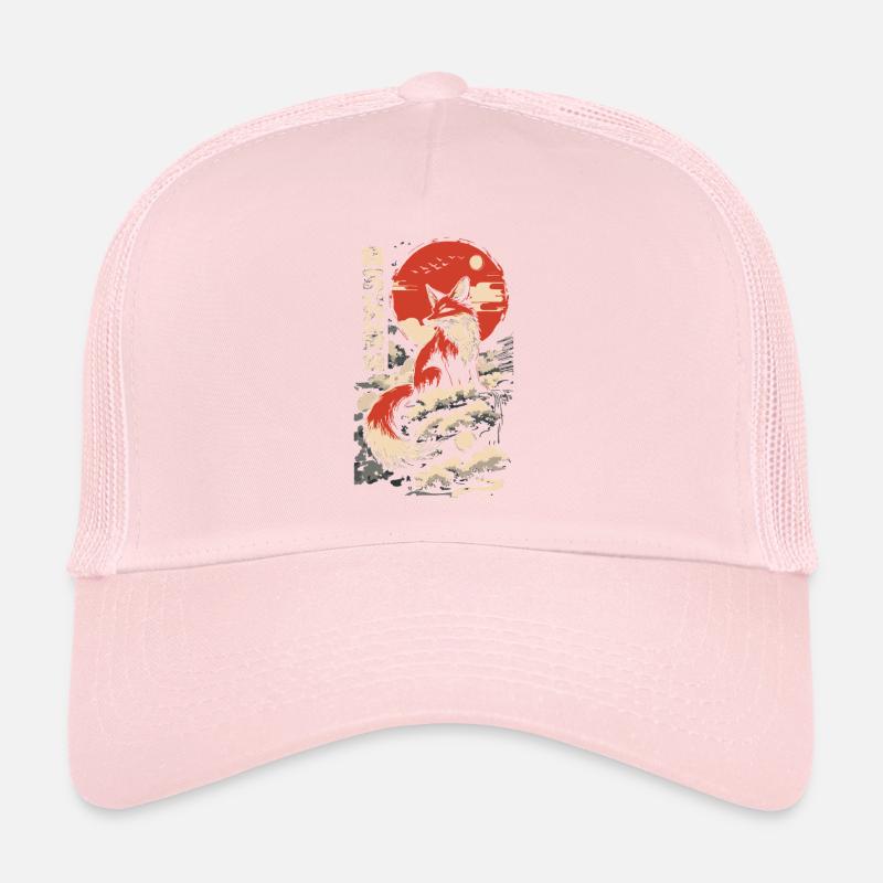 Fox Kitsune Japon Casquette trucker 