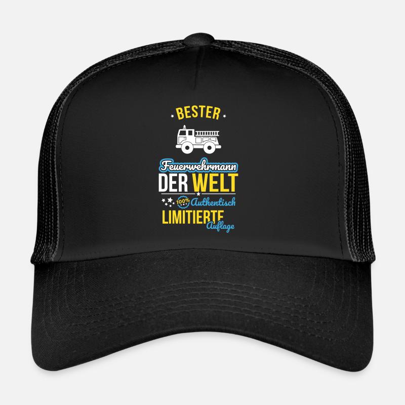 Meilleur pompier du monde - 100 % authentique Casquette trucker 
