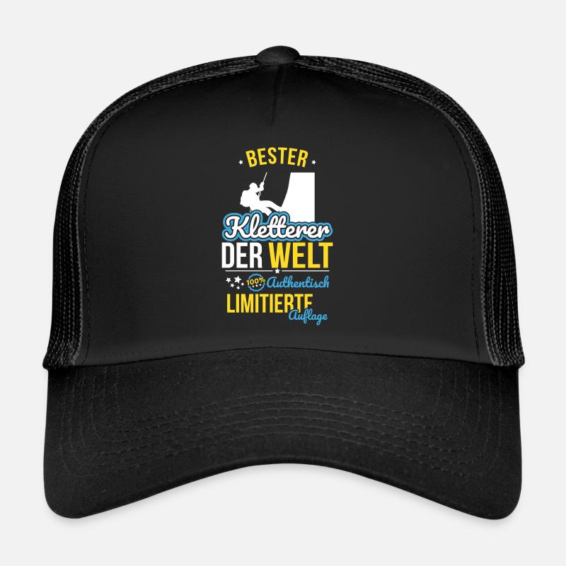 Bester Kletterer der Welt - 100% Authentisch Trucker Cap