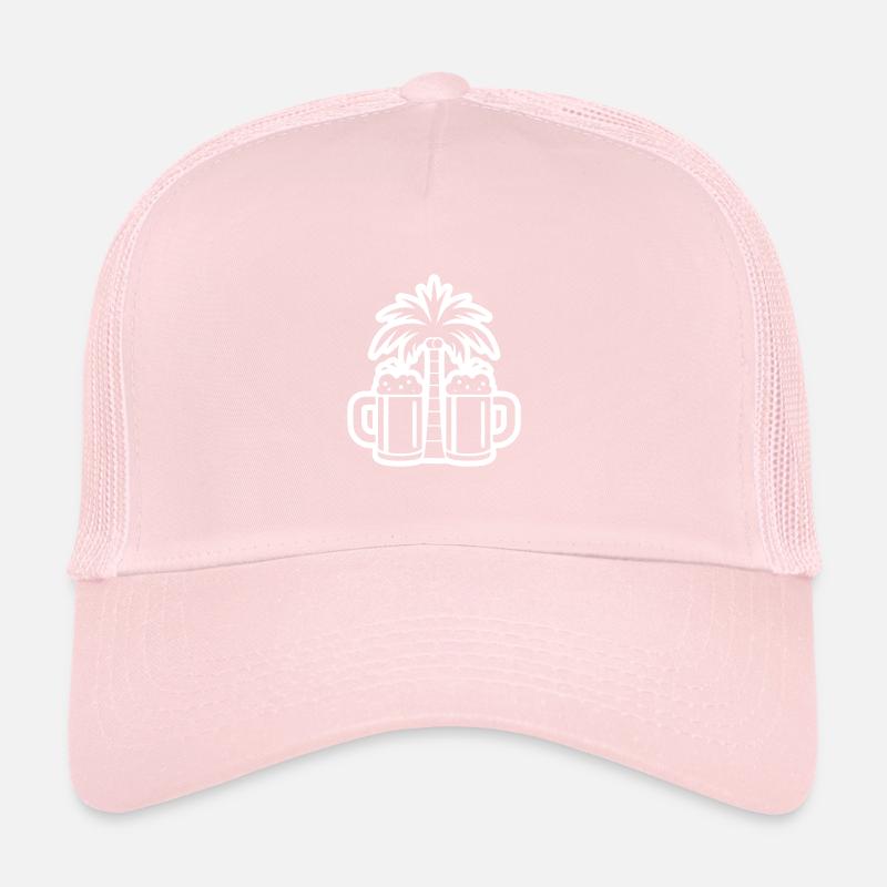 Bier Palmen Strand Trucker Cap