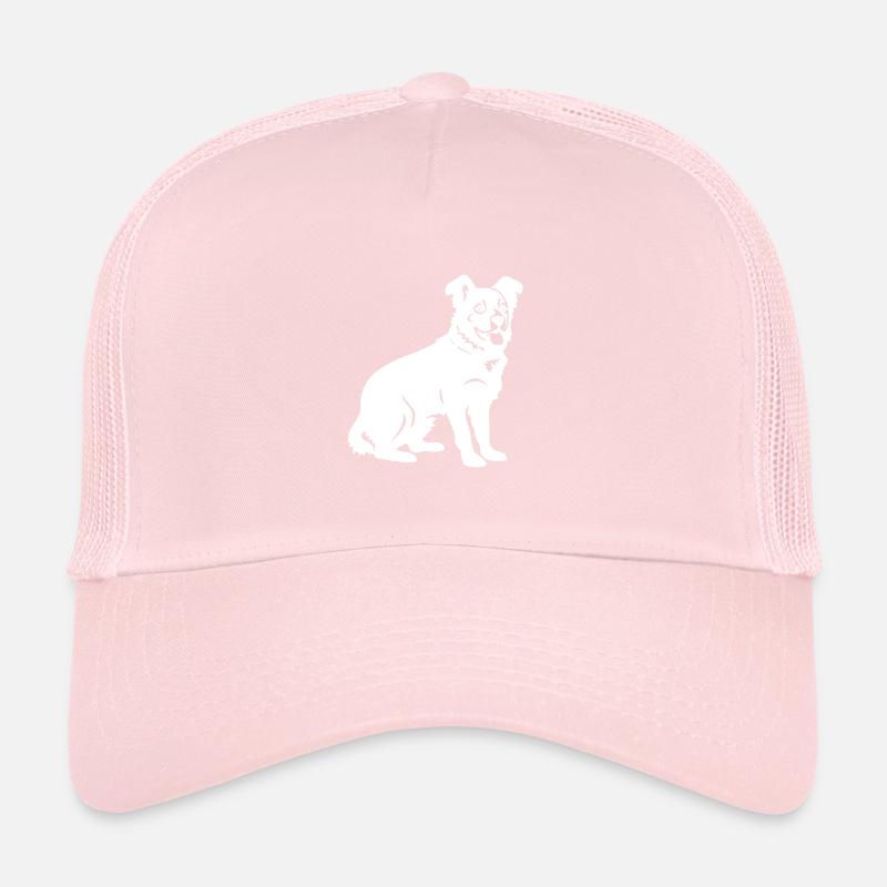 Silhouette de chien corgi Casquette trucker 