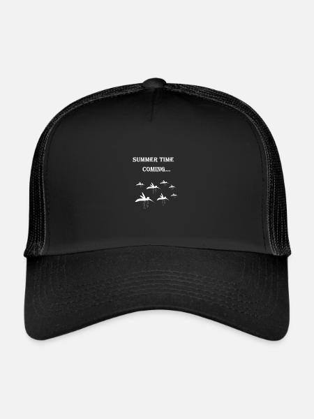 Les moustiques - Casquette trucker  - noir/noir - Devant