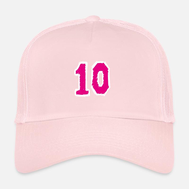 Number 10 Sketch Trucker Cap