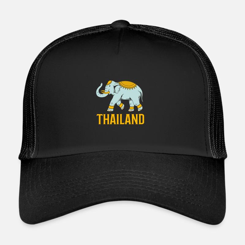 Thailand - Trucker Cap - Schwarz/Schwarz