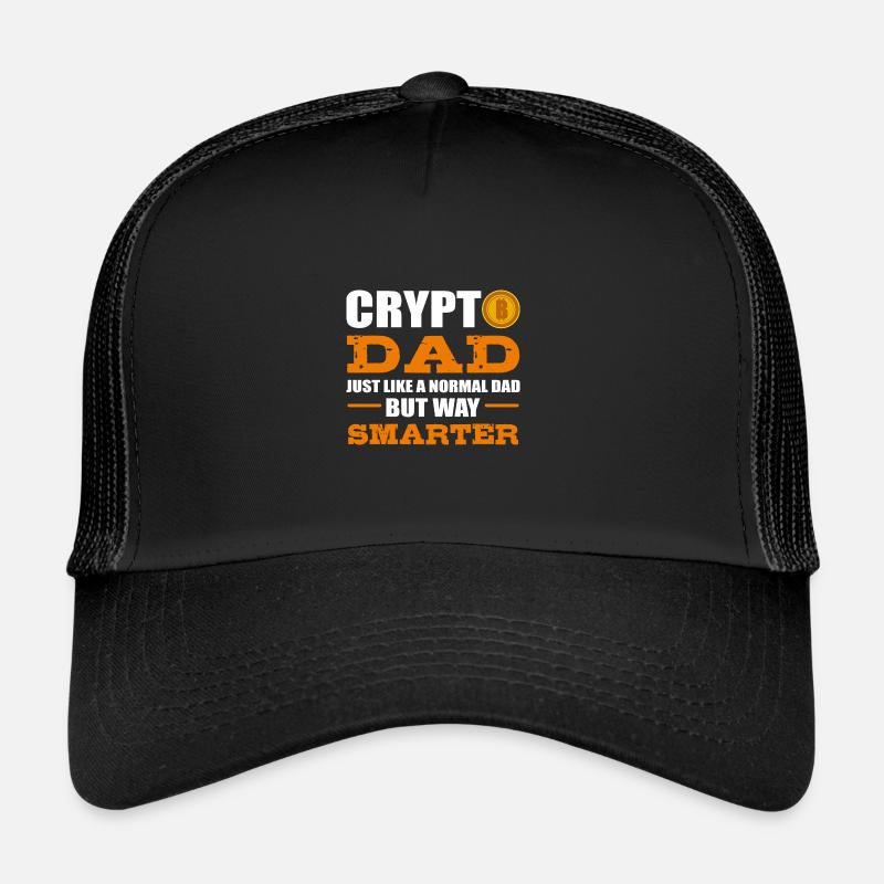 Le bitcoin - Casquette trucker  - noir/noir