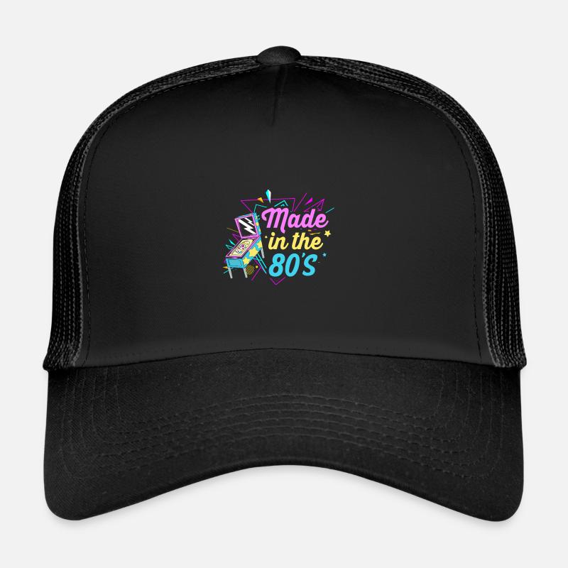 Flipper Pinball - Trucker Cap - Schwarz/Schwarz